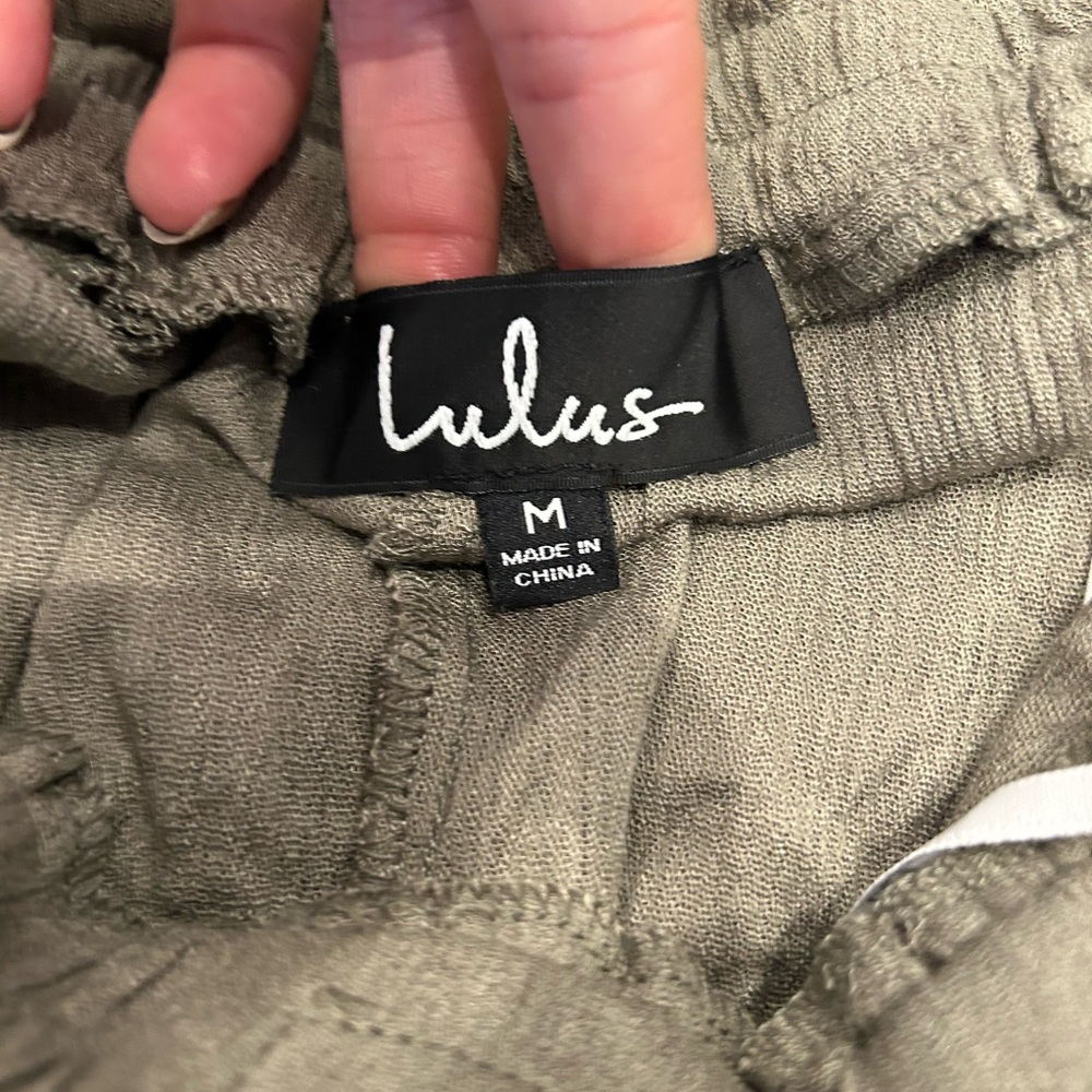 Lulu's Chic Sage Jumpsuit - Picture 7 of 9